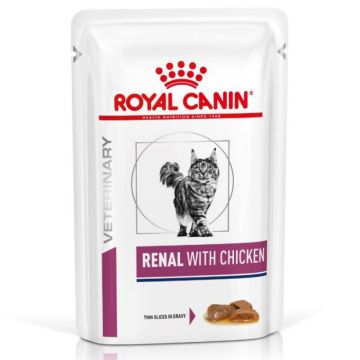 Royal Canin Renal Cat Plic Pui 85 g