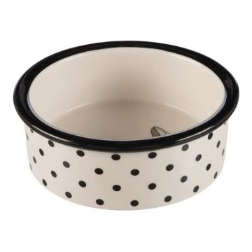 Trixie Castron Ceramica 03.L 12 cm Alb Negru 25120