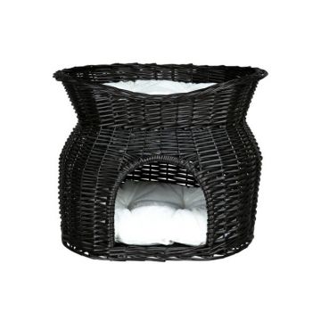 Trixie Cos cu 2 Pernite 2x1 Nuiele 54x43x37 cm Negru 2872