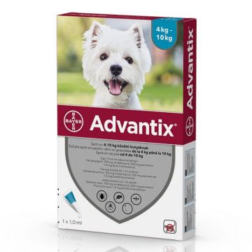 Advantix 100 Caini 4-10 kg, Bayer