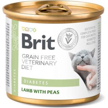 Brit Grain Free Veterinary Diets Cat Diabetes, 200 g