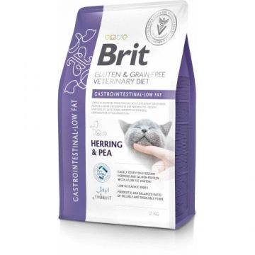 Brit Grain Free Veterinary Diets Cat Gastrointestinal Low Fat, 2 kg