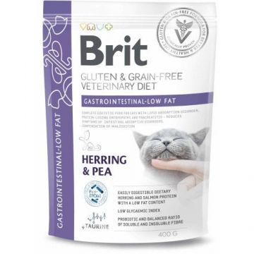 Brit Grain Free Veterinary Diets Cat Gastrointestinal Low Fat, 400 g