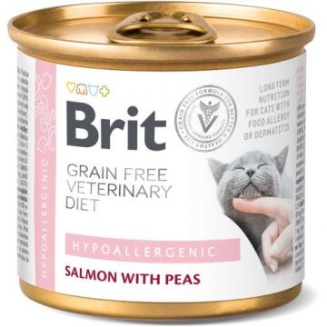 Brit Grain Free Veterinary Diets Cat Hypoallergenic, 200 g