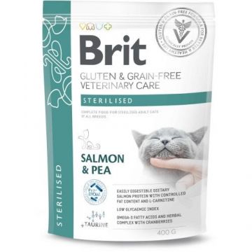 Brit Grain Free Veterinary Diets Cat Sterilised, 400 g