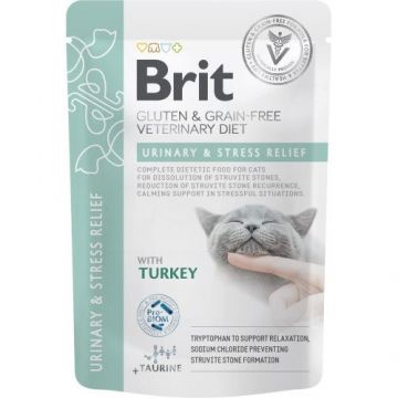 Brit Grain Free Veterinary Diets Cat Urinary & Stress Relief, 85 g