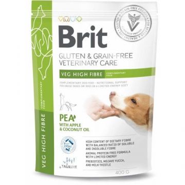 Brit Grain Free Veterinary Diets Dog Veg High Fibre, 400 g