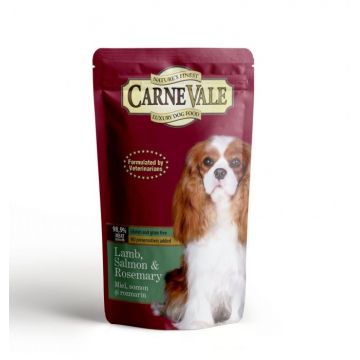 Carnevale Dog Plic Miel Somon Rozmarin 125 g