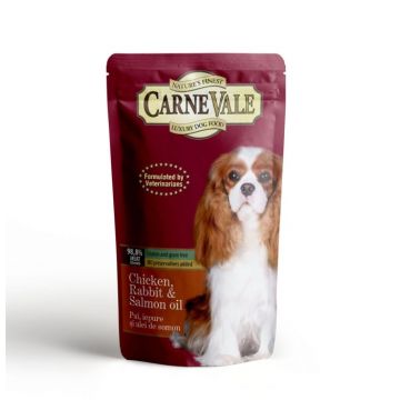 Carnevale Dog Plic Pui Iepure Ulei Somon 125 g