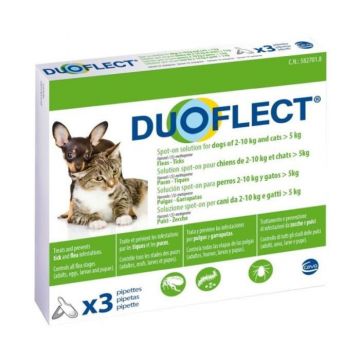 Duoflect Cat 5 kg and Dog 2-10 kg - 1 Pipeta