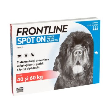 Frontline Spot-On Dog XL (peste 40 kg) - 1 Pipeta