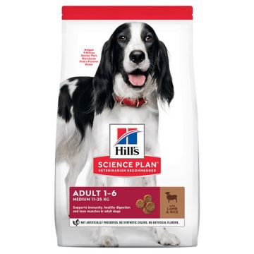 Hills SP Canine Adult Medium cu Miel si Orez 18 kg