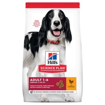 Hills SP Canine Adult Medium cu Pui 14 kg