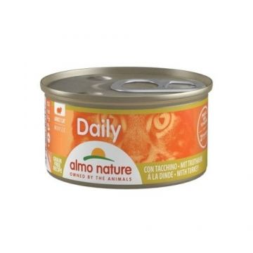 Hrana umeda pisici Almo Nature Daily Curcan Mousse, 85 g