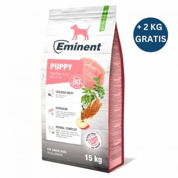 Hrana uscata pentru caini Eminent MotherPuppy, mama si puiul, 30 17, 15kg + 2kg