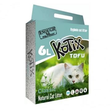 Kottix, Tofu asternut igienic pisici, classic 6l