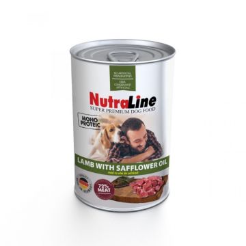 Nutraline Dog Adult Monoprotein Miel Ulei de Sofranel 400 g, Nutraline