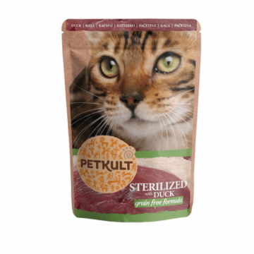 Petkult Sterilizat cu Rata 100g