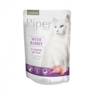 Piper Sterilised Cat cu Iepure 100 g