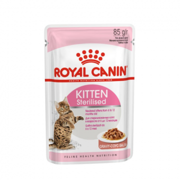 Royal Canin Kitten Sterilised Gravy Plic 85g