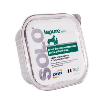 SOLO Hrana Monoproteica 100 g Iepure