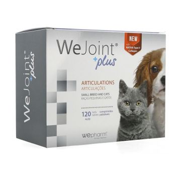 Wejoint Plus Caini de talie mica si pisici 120 tablete, WePharm