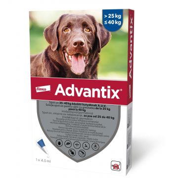 Advantix 400 Caini (25 - 40 kg), 1 pipeta