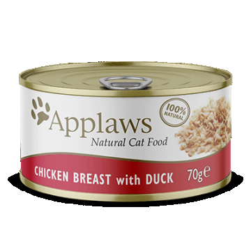 Applaws Chicken Breast with Duck, conserva, 70 g