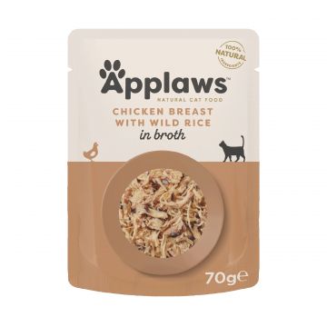 Applaws Chicken Breast with Wild Rice, plic, 70 g