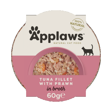 Applaws Luxury Tuna Fillet with Prawn, 60 g