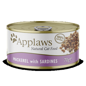 Applaws Mackerel with Sardines, conserva, 70 g