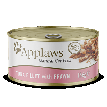 Applaws Tuna Fillet with Prawn, conserva, 156 g