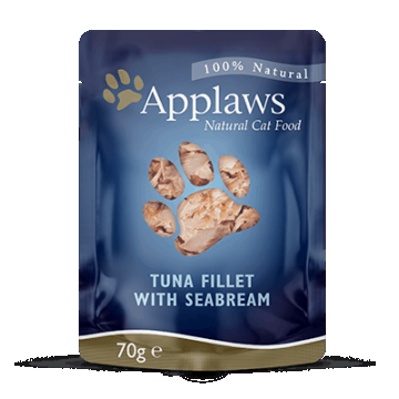 Applaws Tuna Fillet with Seabream, plic, 70 g