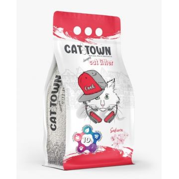 Asternut Igienic Cat Town Sakura pentru Pisici, 10 L