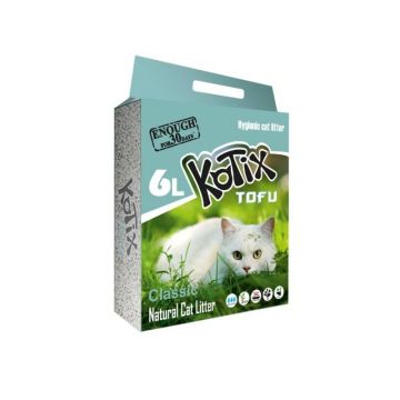 Asternut igienic Kotix, TOFU 6L Clasic