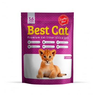 Best Cat Silicat - Asternut igienic pisici, lavanda 3.6l