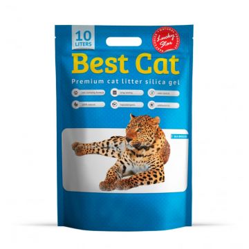 Best Cat Silicat - Asternut igienic pisici, marin fresh 10l