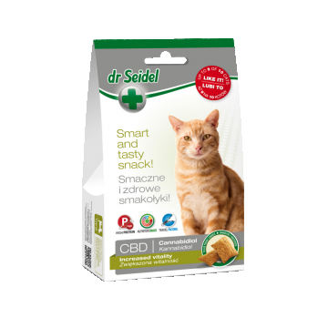 Dr. Seidel Cat Snack Vitalitate Crescuta cu CBD, 50 g