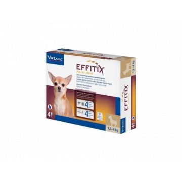 Effitix XS (1.5-4 kg) x 4 pipete