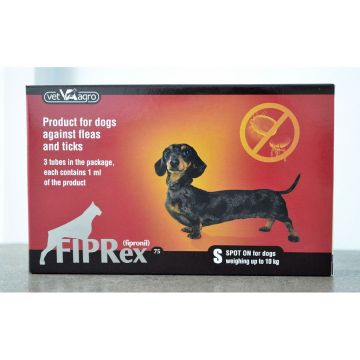 Fiprex 75 S 3 pipete