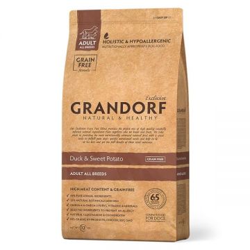 Grandorf Dog, Duck & Potato, Adult All Breeds, 12 kg