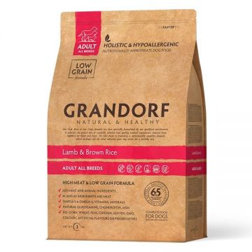 Grandorf Dog, Lamb & Brown Rice, Adult All Breed, 3 kg