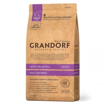 Grandorf Dog, Lamb & Brown Rice, Adult Large Breed, 12 kg