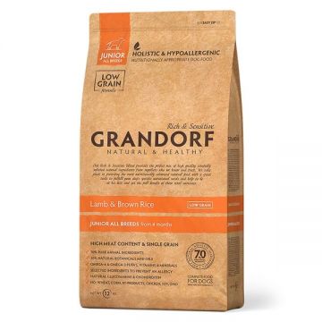 Grandorf Dog, Lamb & Brown Rice, Junior, 12 kg