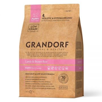 Grandorf Dog, Lamb & Brown Rice, Puppy, 3 kg