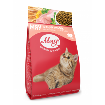 Miau Hrana uscata pisici - cu iepure 11kg