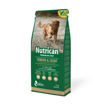 Nutrican Dog Senior & Light, 15 kg