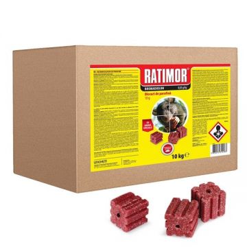 Ratimor Parafin Wax Block 10 g/ 10 kg - Red