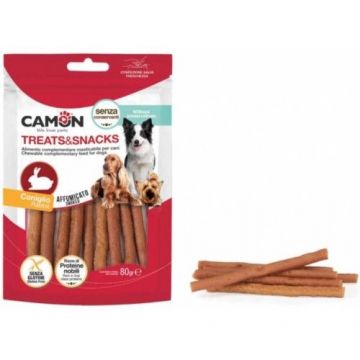 Recompense pentru caini, Camon, Sticks Iepure, 80 g