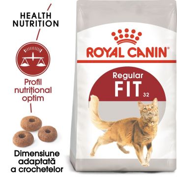 Royal Canin Fit32 Adult hrana uscata pisica, activitate fizica moderata, 400 g